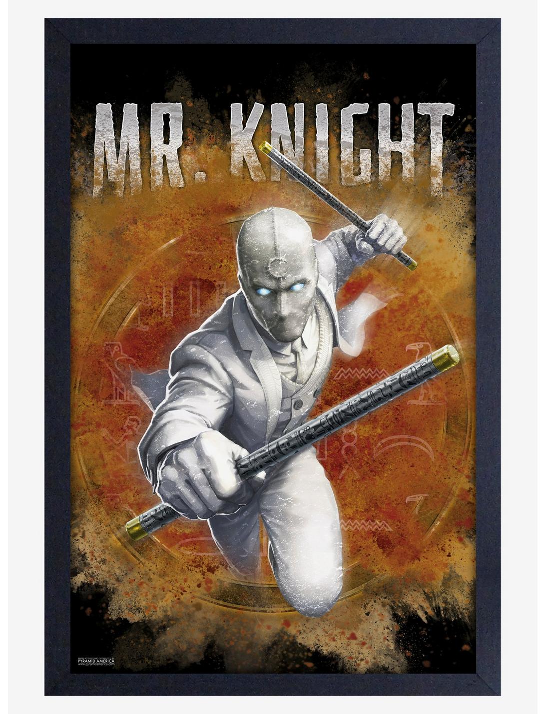 Marvel Moon Knight Mister Framed Wood Poster, , hi-res
