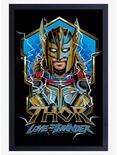 Marvel Thor Love And Thunder Masked Thor Framed Wood Poster, , hi-res