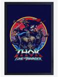 Marvel Thor Love And Thunder Squad Framed Wood Poster, , hi-res