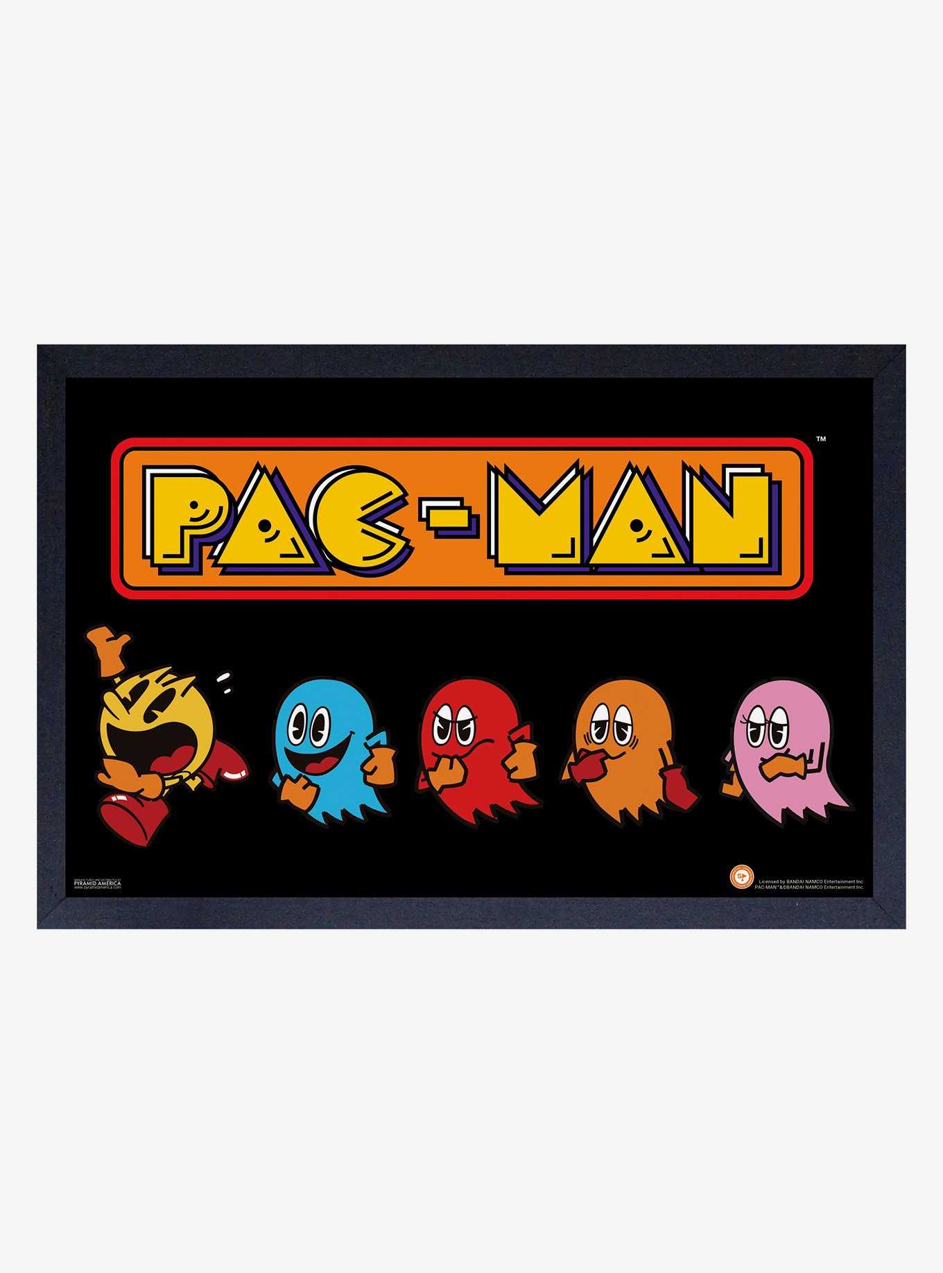 Pac-Man Chased Framed Wood Poster, , hi-res