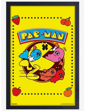 Pac-Man Ghost Swallow Framed Wood Poster, , hi-res