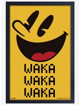Pac-Man Waka Face Framed Wood Poster, , hi-res
