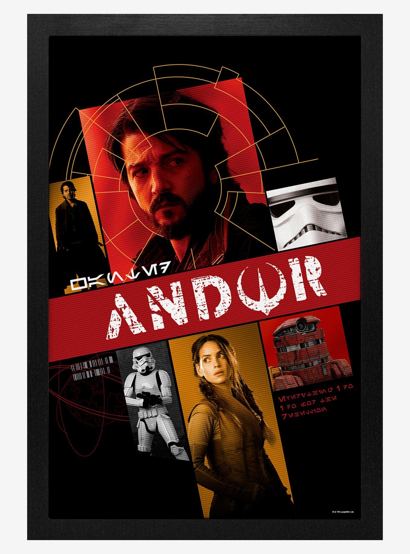Star Wars Andor Grid Framed Wood Poster, , hi-res