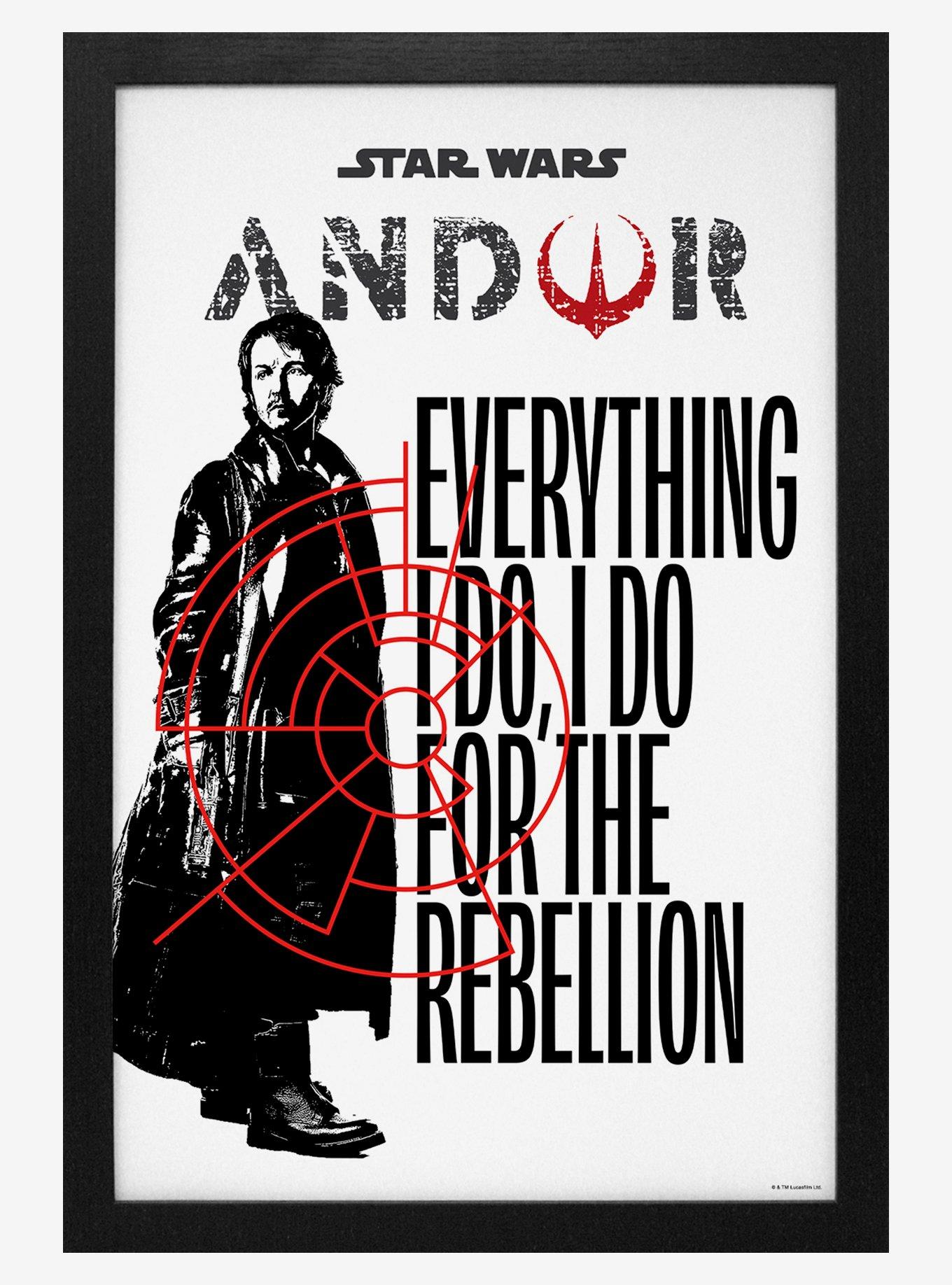 Star Wars Andor I Do Framed Wood Poster, , hi-res