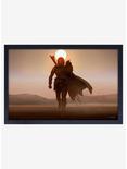 Star Wars Boba Fett Mando Desert Framed Wood Poster, , hi-res