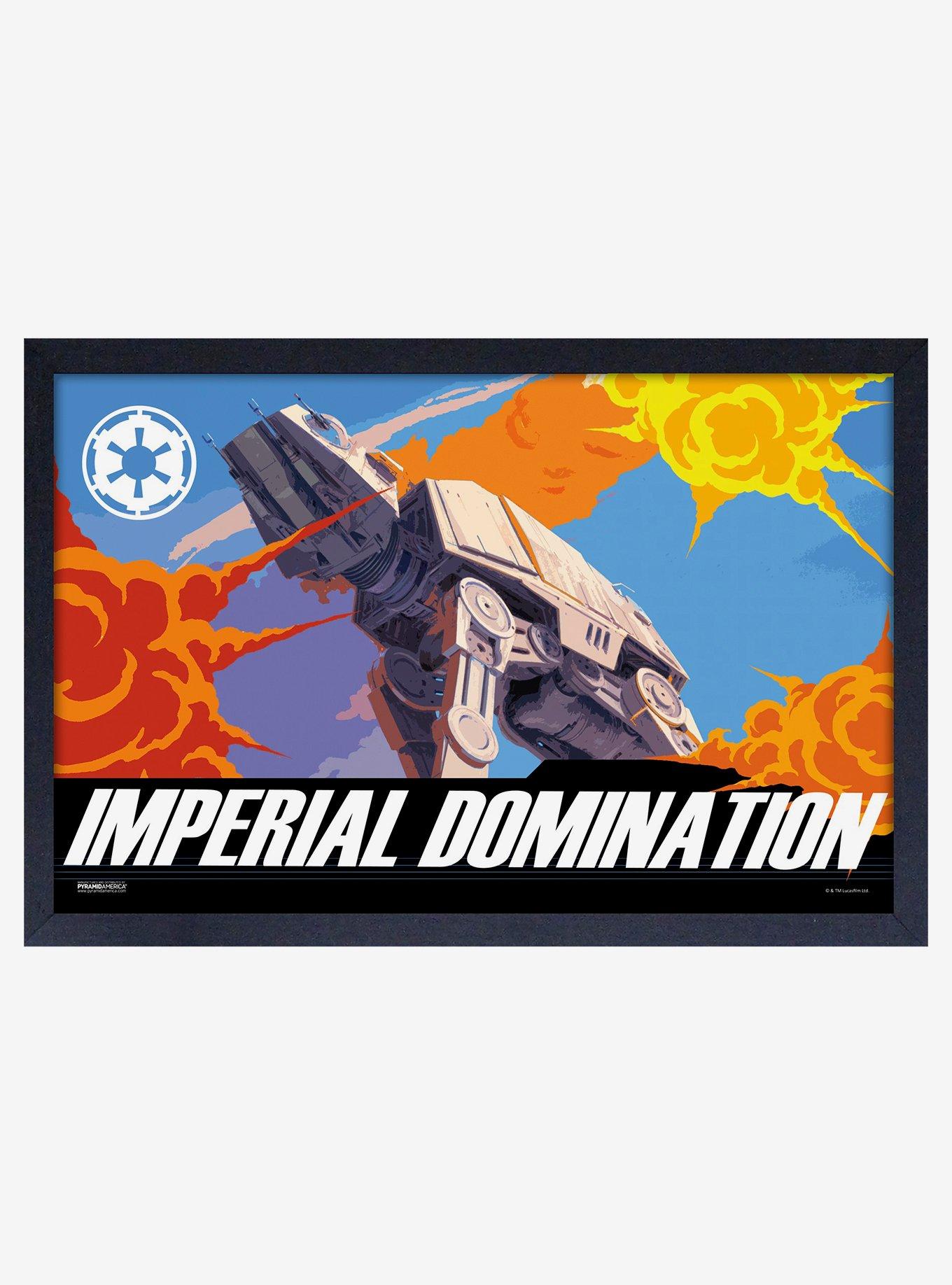 Star Wars Imperial Domination Framed Wood Poster, , hi-res