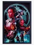 Star Wars Obi-Wan Brushed Squad Framed Wood Poster, , hi-res