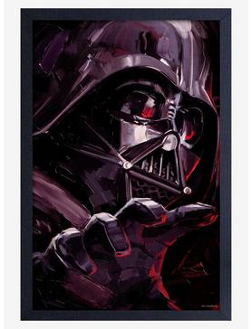 Star Wars Obi-Wan Brushed Vader Framed Wood Poster, , hi-res