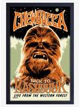 Star Wars Rock Poster Chewbacca Framed Wood Poster, , hi-res