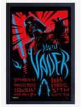 Star Wars Rock Poster Vader Framed Wood Poster, , hi-res