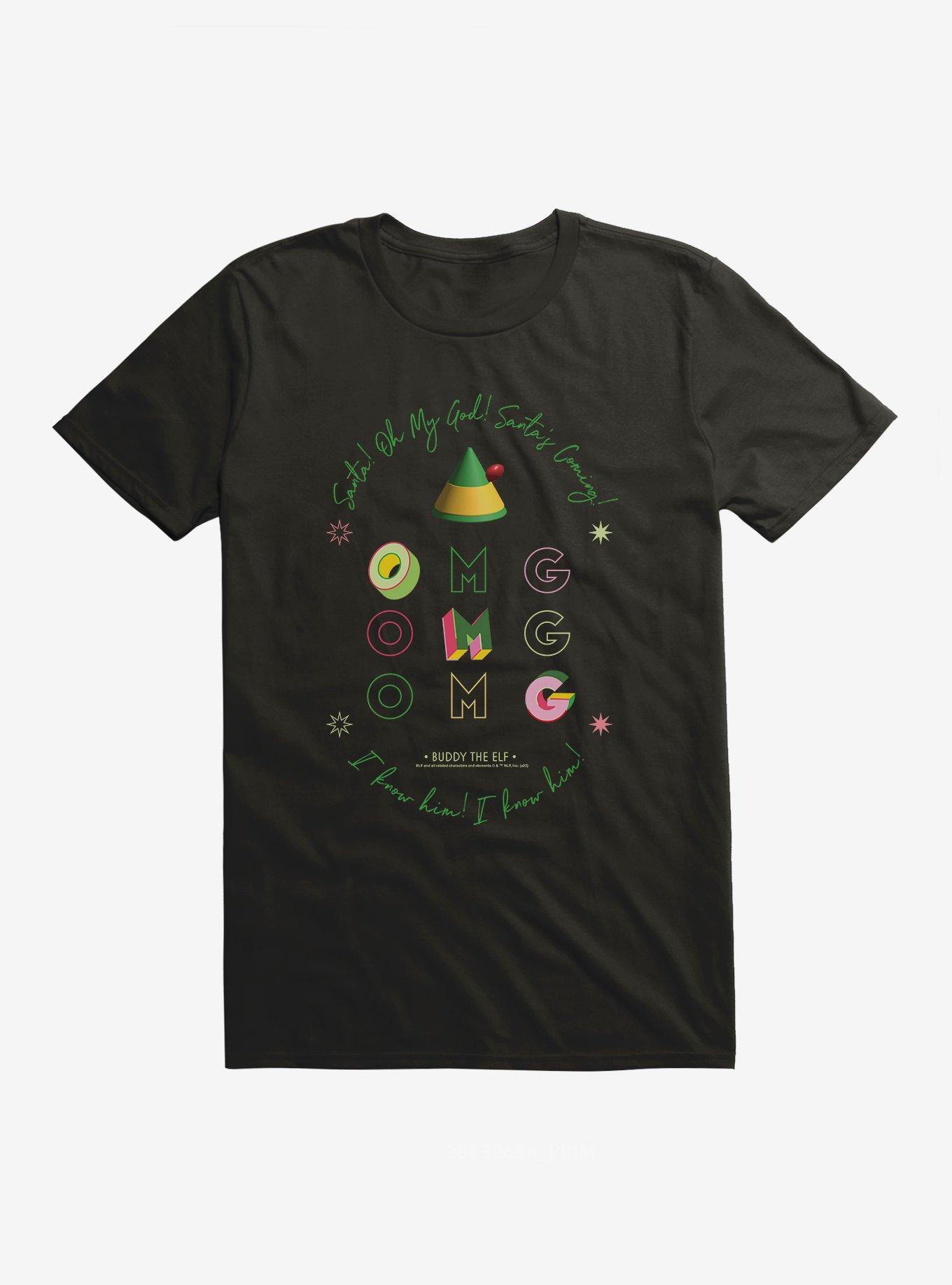 Elf OMG Santa's Coming T-Shirt, , hi-res