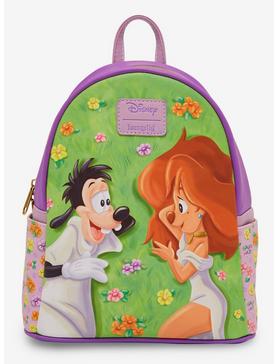 Plus Size Loungefly Disney A Goofy Movie Max & Roxanne Flowers Mini Backpack, , hi-res