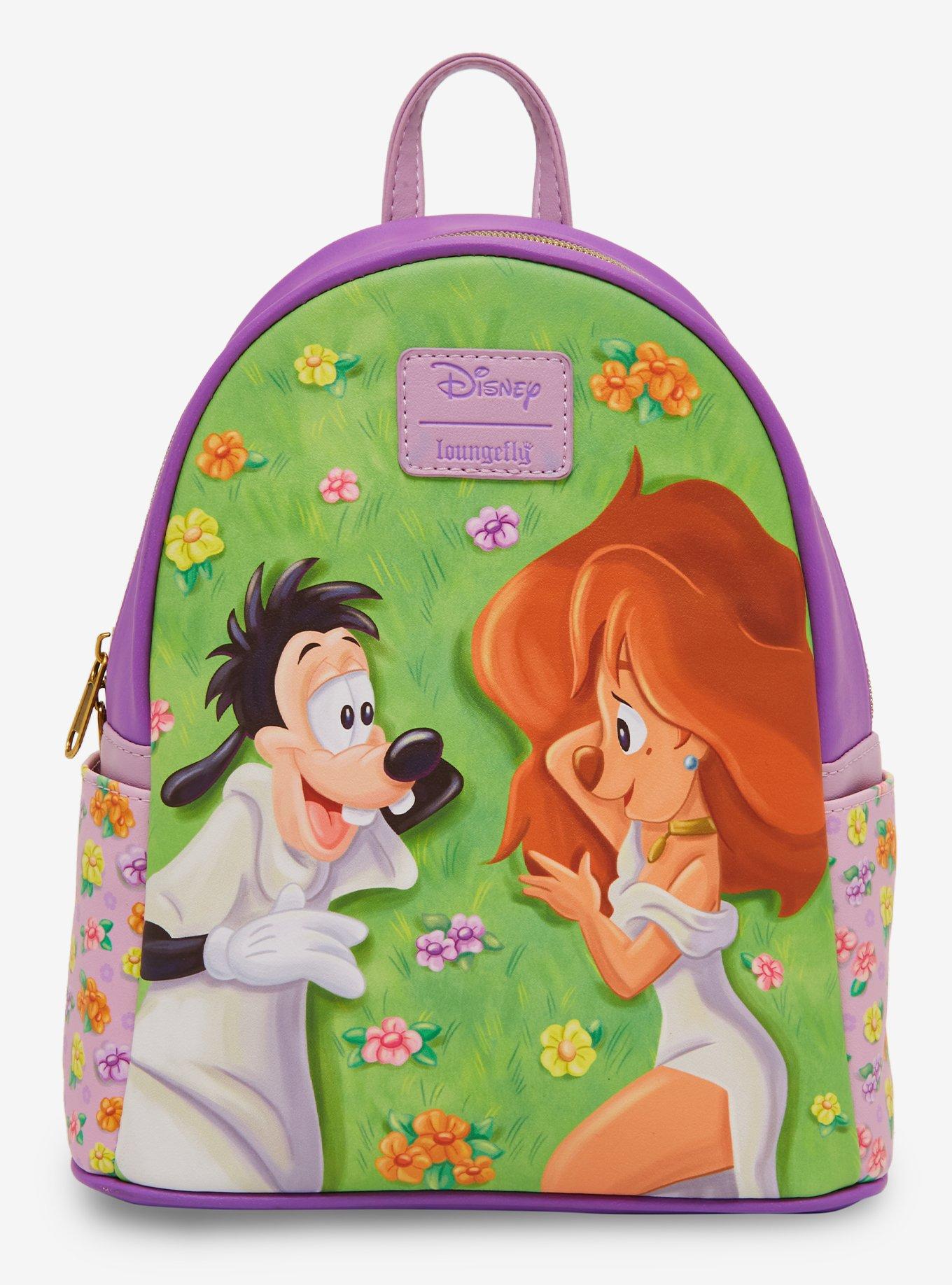 Loungefly Disney A Goofy Movie Max & Roxanne Flowers Mini Backpack, , hi-res