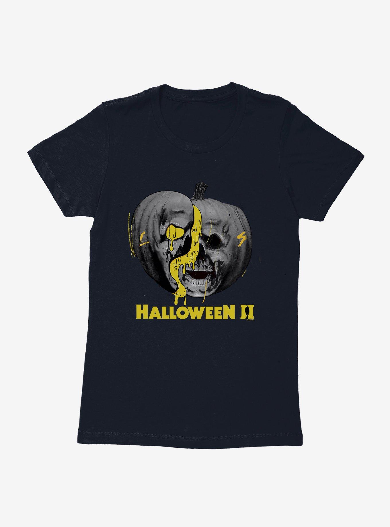 Halloween II Pumpkin Title Logo Womens T-Shirt