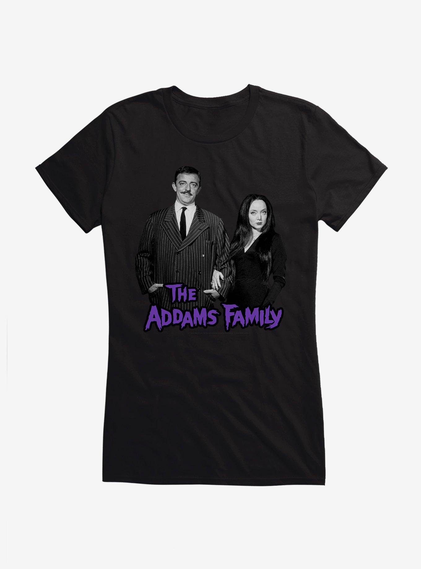 The Addams Family Gomez And Morticia Addams Girls T-Shirt, , hi-res