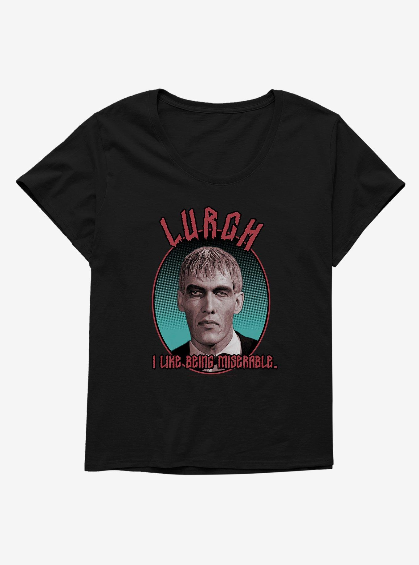 The Addams Family Lurch Girls T-Shirt Plus Size, BLACK, hi-res