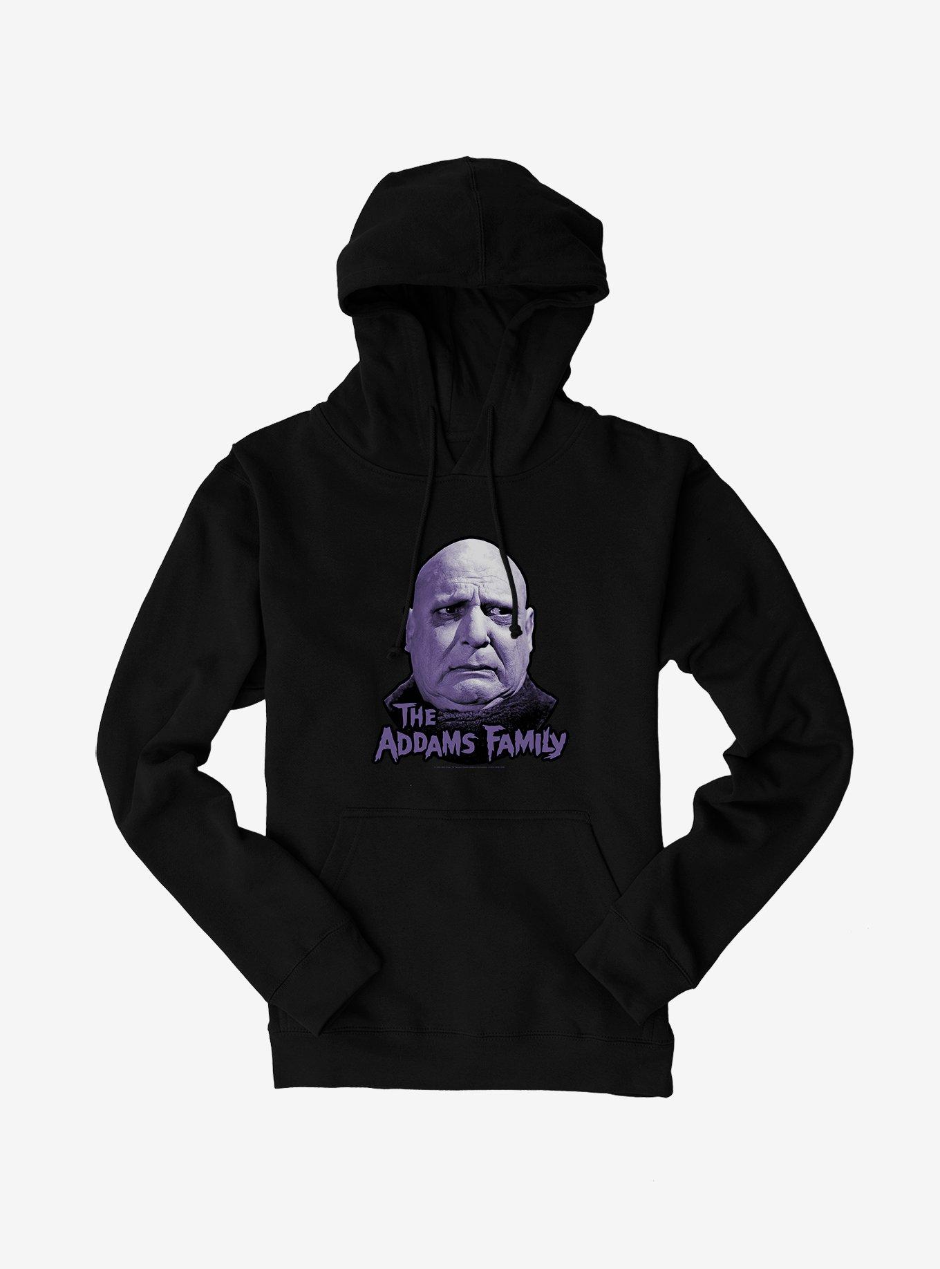 The Addams Family Uncle Fester Hoodie, BLACK, hi-res