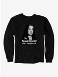 The Addams Family Morticia Addams Sweatshirt, BLACK, hi-res