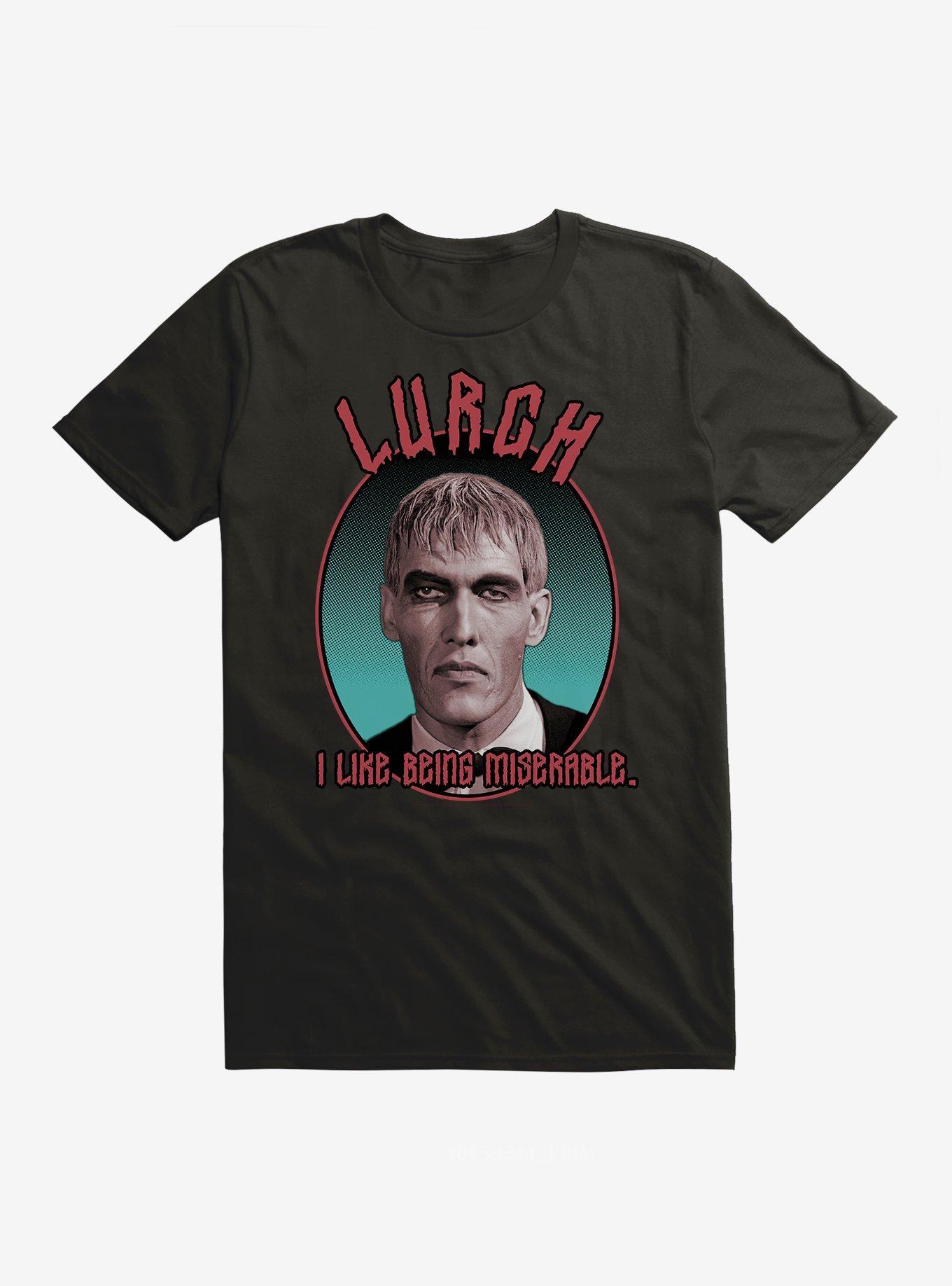 The Addams Family Lurch T-Shirt, BLACK, hi-res