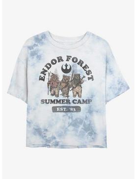 Star Wars Endor Forest Summer Camp Tie-Dye Womens Crop T-Shirt, , hi-res
