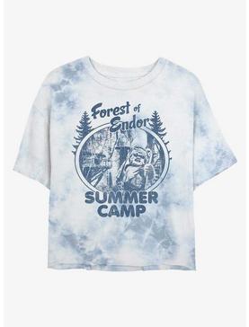 Star Wars Forest Of Endor Summer Camp Tie-Dye Womens Crop T-Shirt, , hi-res