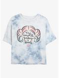 Star Wars The Future Of The Galaxy Is Female Tie-Dye Womens Crop T-Shirt, WHITEBLUE, hi-res
