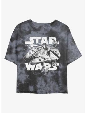 Star Wars Initiating Hyperdrive Tie-Dye Womens Crop T-Shirt, , hi-res