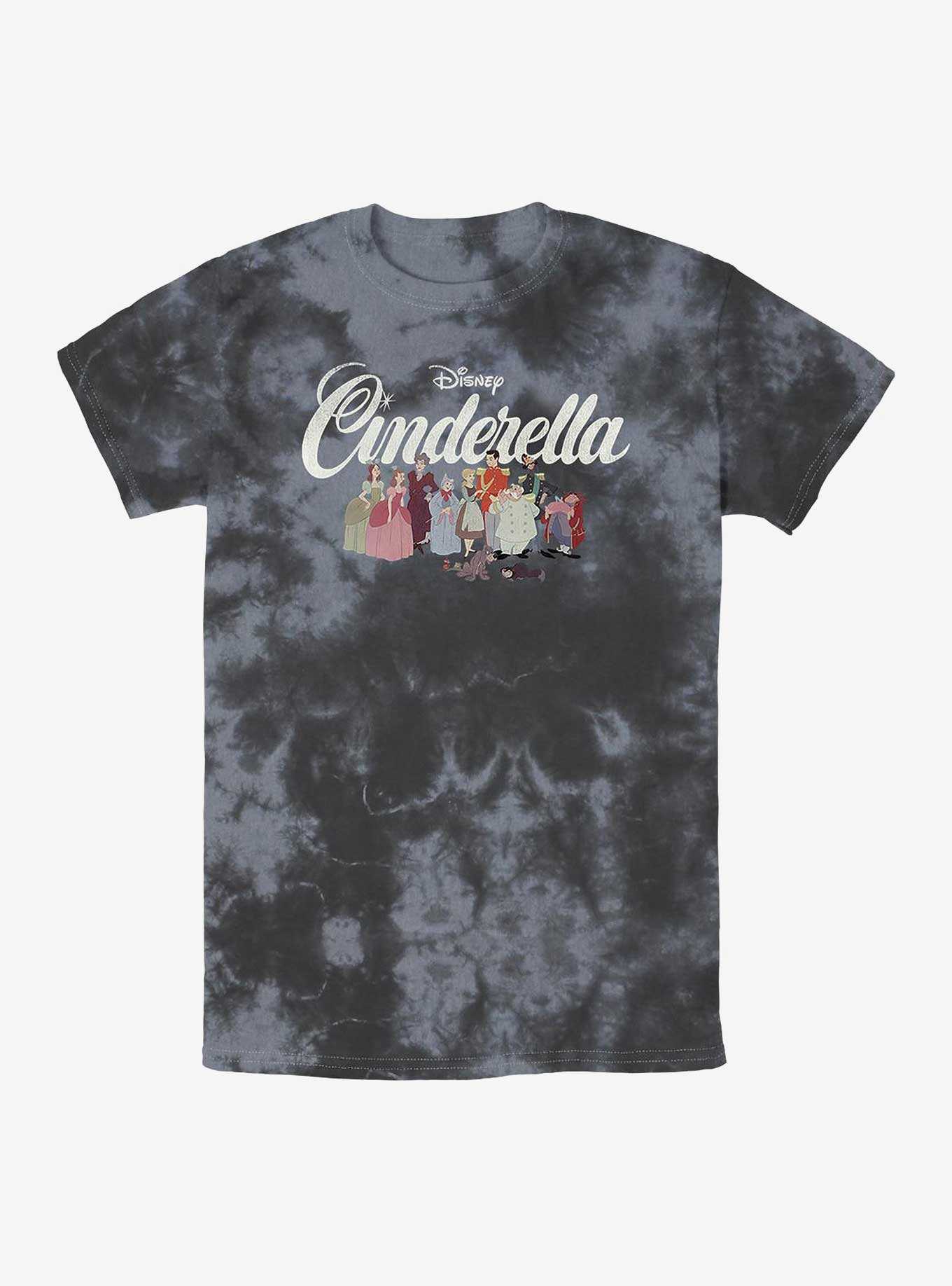 Disney Cinderella Vintage Group Tie-Dye T-Shirt, , hi-res