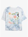 Disney Encanto Collage Tie-Dye Womens Crop T-Shirt, WHITEBLUE, hi-res