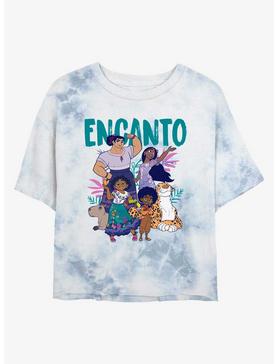 Disney Encanto Together Group Tie-Dye Womens Crop T-Shirt, , hi-res