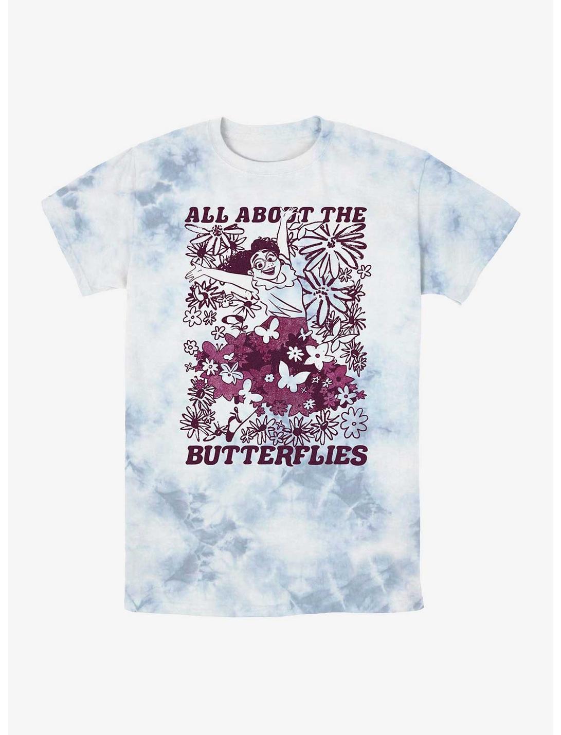 Disney Encanto All About The Butterflies Tie-Dye T-Shirt, WHITEBLUE, hi-res