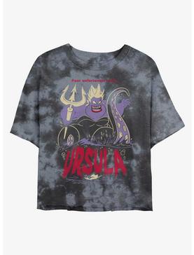 Plus Size Disney The Little Mermaid The Sea Witch Tie-Dye Womens Crop T-Shirt, , hi-res