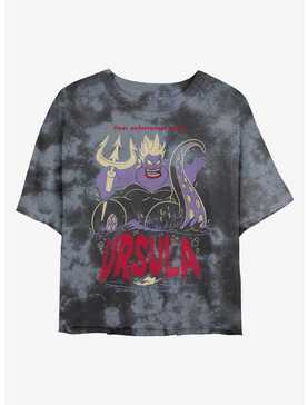 Disney The Little Mermaid The Sea Witch Tie-Dye Womens Crop T-Shirt, , hi-res