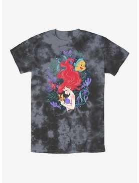 Disney The Little Mermaid Leafy Ariel Tie-Dye T-Shirt, , hi-res
