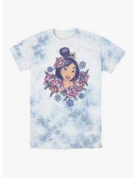 Disney Mulan Floral Portrait Tie-Dye T-Shirt, , hi-res