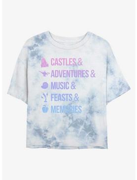 Disney Princesses Just Disney Things Tie-Dye Womens Crop T-Shirt, , hi-res