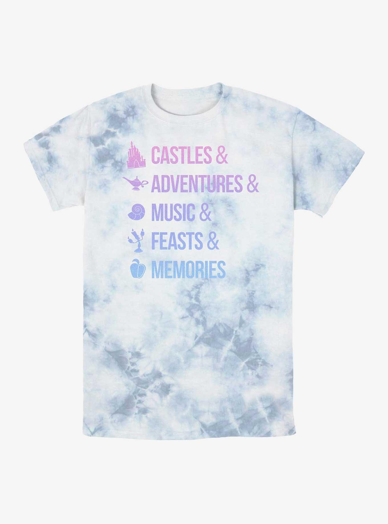 Disney Princesses Just Disney Things Tie-Dye T-Shirt, WHITEBLUE, hi-res