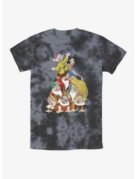Plus Size Disney Snow White And The Seven Dwarfs Squad Dwarf Stack Tie-Dye T-Shirt, , hi-res