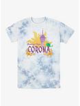 Disney Tangled Greetings from CoronaTie-Dye T-Shirt, WHITEBLUE, hi-res