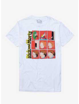 Rick And Morty Face Grid T-Shirt, , hi-res
