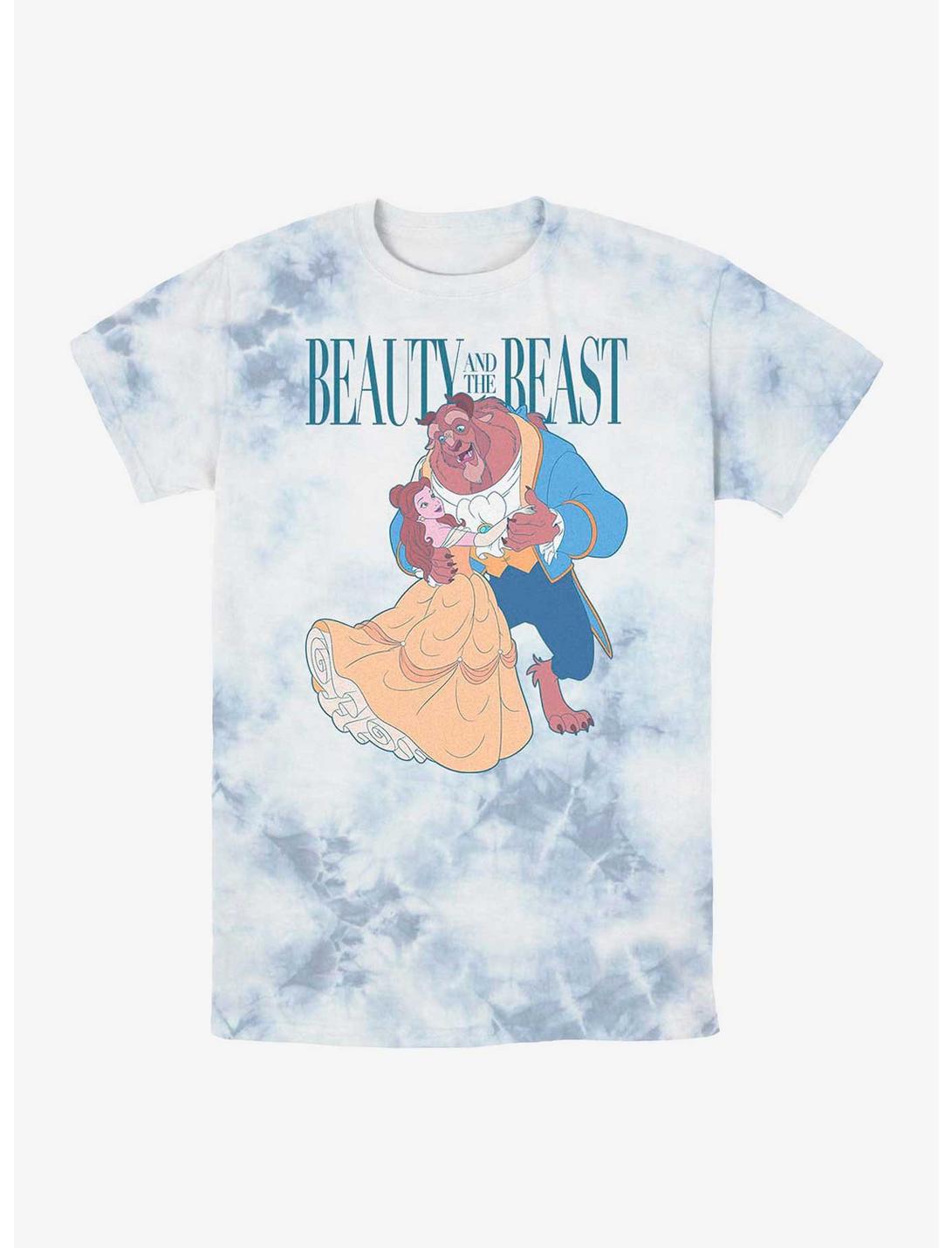 Disney Beauty And The Beast Vintage Beauty Tie-Dye T-Shirt, WHITEBLUE, hi-res