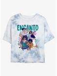Disney Encanto Together Group Tie-Dye Womens Crop T-Shirt, WHITEBLUE, hi-res