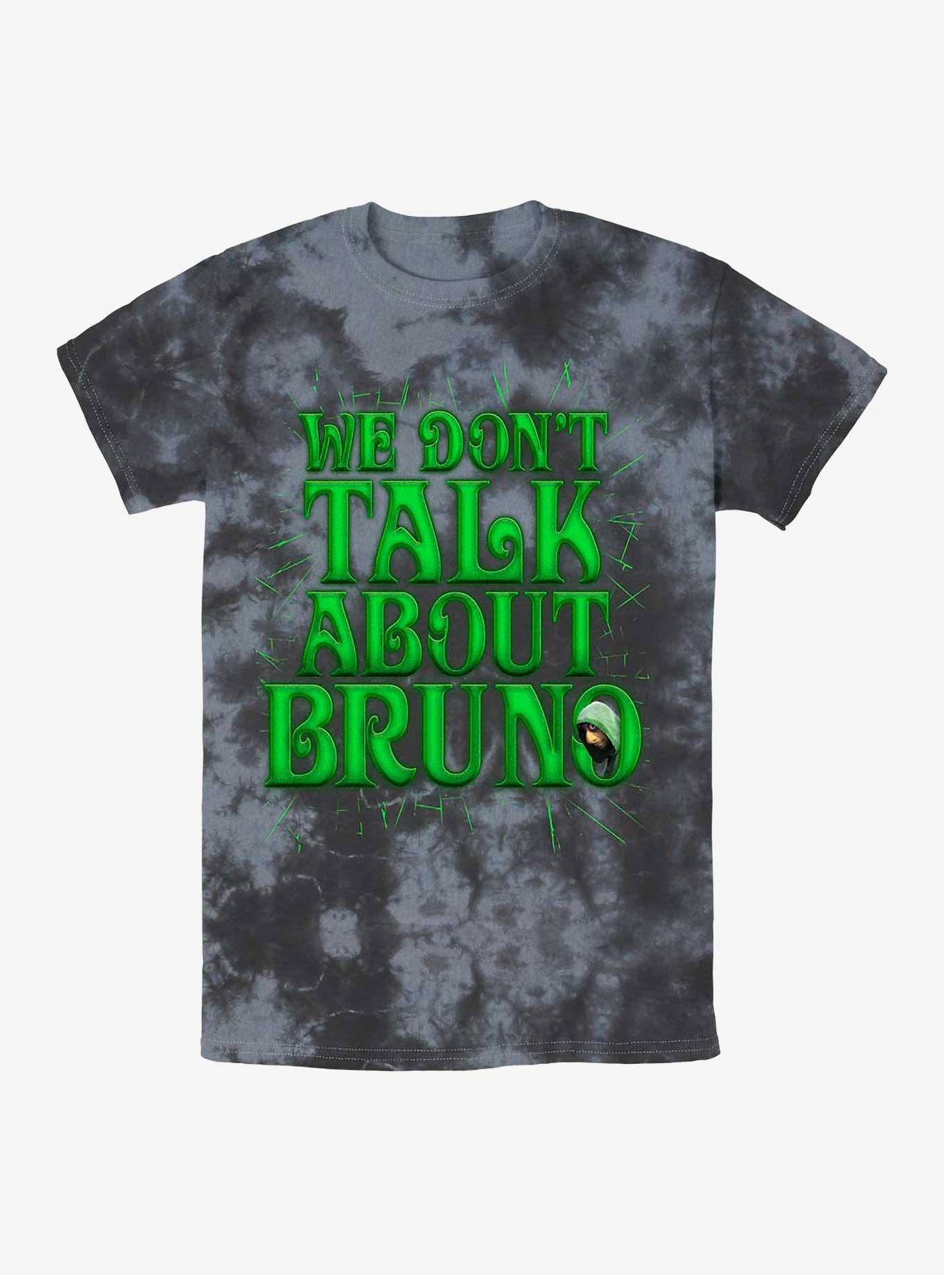 Disney Encanto We Don't Talk About Bruno Tie-Dye T-Shirt, BLKCHAR, hi-res view 1