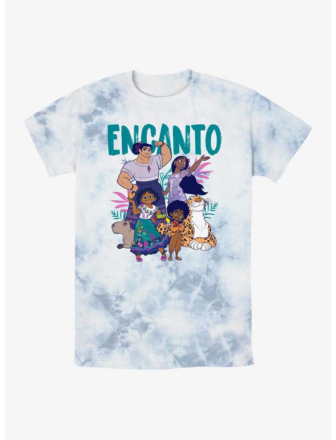 Disney Encanto Together Group Tie-Dye T-Shirt, WHITEBLUE, hi-res