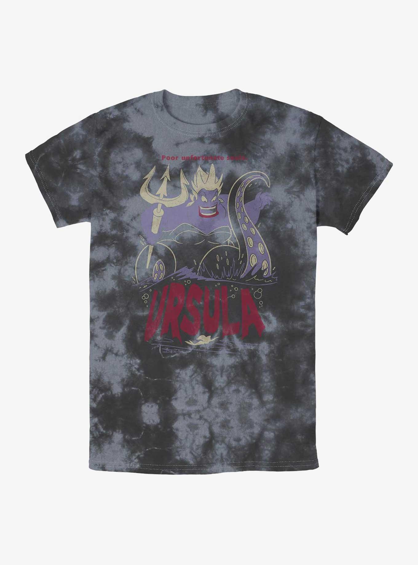 Disney The Little Mermaid The Sea Witch Tie-Dye T-Shirt, BLKCHAR, hi-res