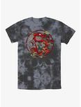 Disney Mulan Mushu Inner Circle Tie-Dye T-Shirt, BLKCHAR, hi-res