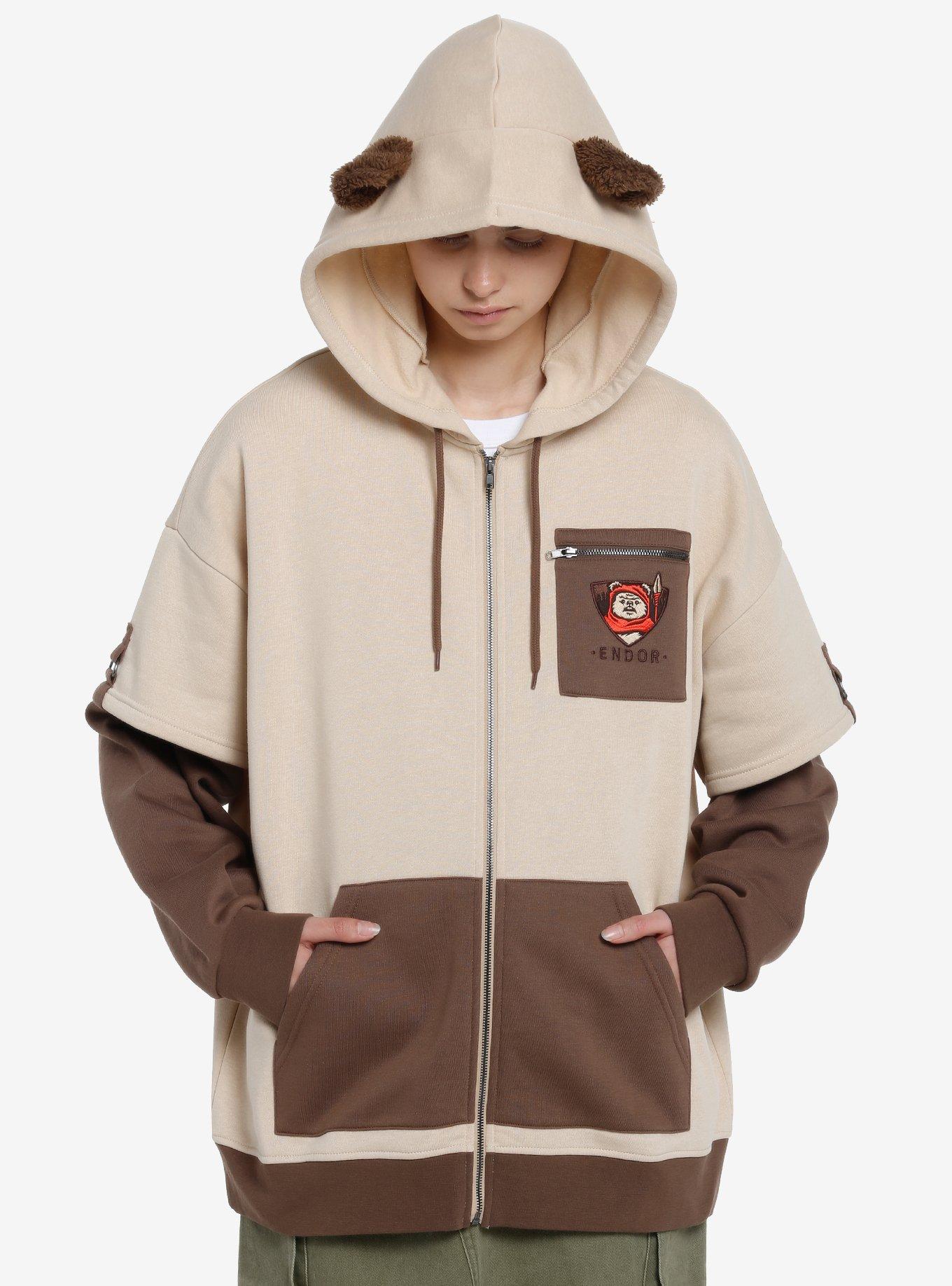 Her Universe Star Wars Ewok Girls Twofer Hoodie, MULTI, hi-res