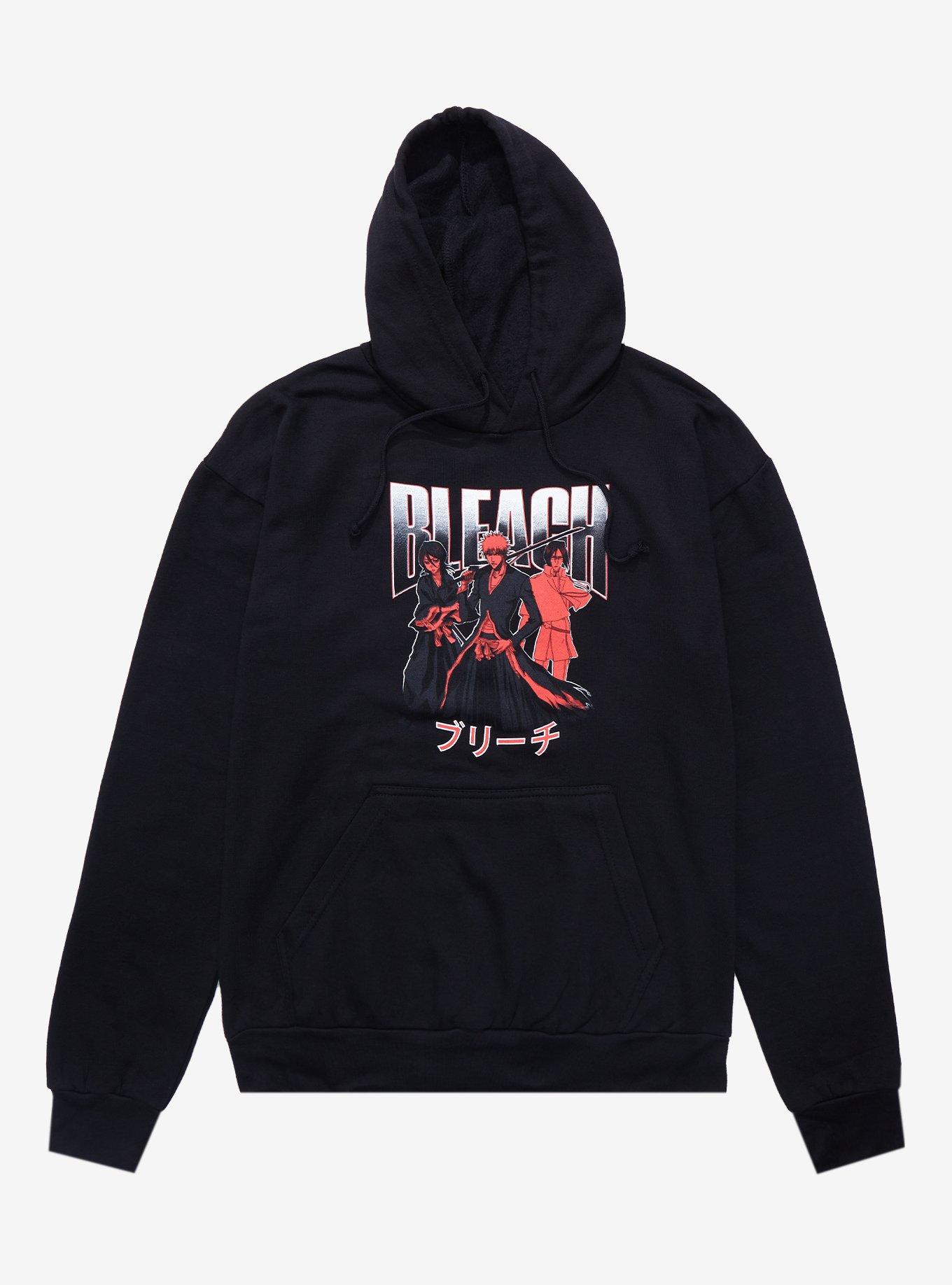 BLEACH Red Trio Hoodie, BLACK, hi-res