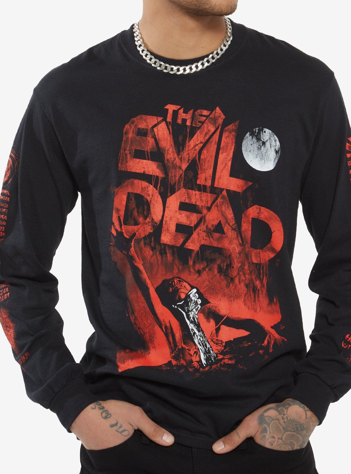 The Evil Dead Poster Long-Sleeve T-Shirt By Fright Rags