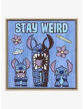 Disney Lilo & Stitch Stay Weird Canvas Wall Art, , hi-res